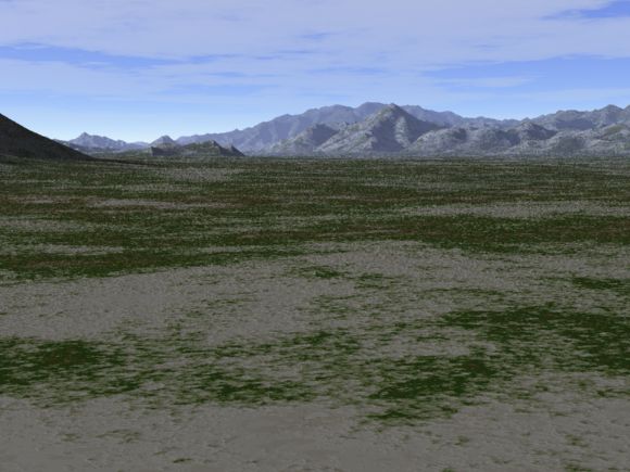 篠山地方の３D風景