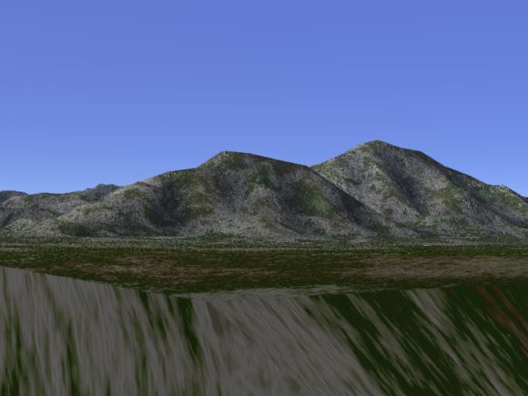 篠山地方の３D風景