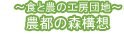 ～食と農の工房団地～農都の森構想